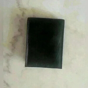 Perry Ellis black leather portfolio men’s wallet new without tags